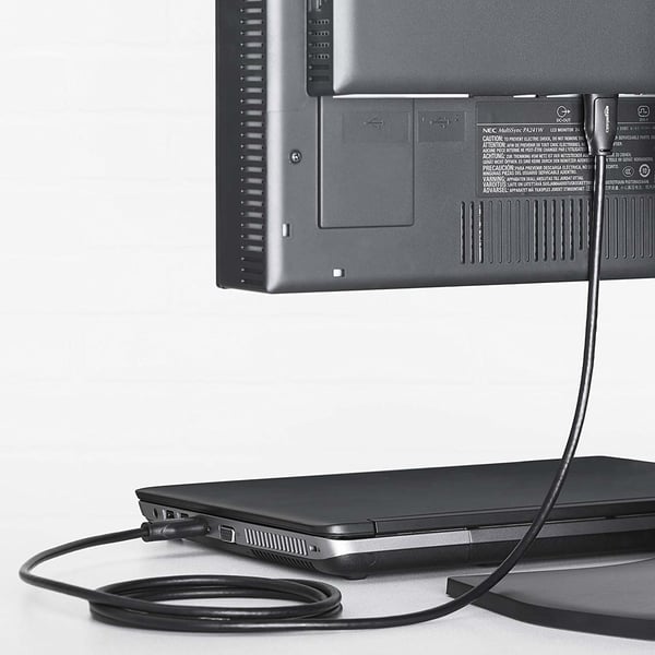 AmazonBasics Q78I_1 DisplayPort-kabel 1,8 m Svart
