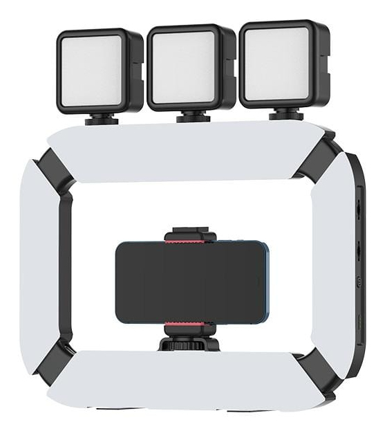 Pikkukuva 2 / 11: Ulanzi U200 Ring Light Video Rig 2245 valorengas 200 LED