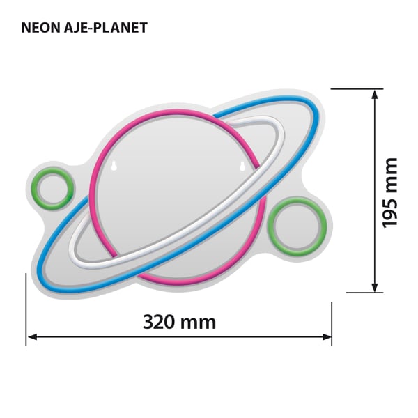 Activejet AJE-NEON PLANET kattovalaistus