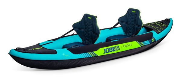 Jobe Croft 2 person(er) Sort, Blå, Grøn Glasfiber, Nylon, Polyester, Polyvinylchlorid (PVC) Oppustelig kajak