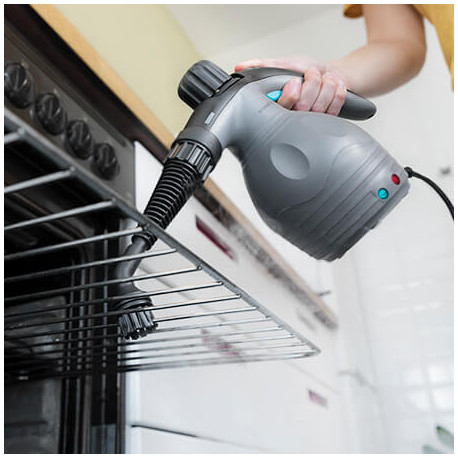 Cecotec 05515 höyrypesuri Kannettava höyrypesuri 0,35 L 1000 W Musta, Harmaa
