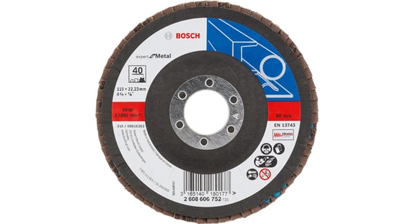 Miniatyrbild 1 av 2: Bosch 2 608 606 717 vinkelslipare tillbehör Klippskiva