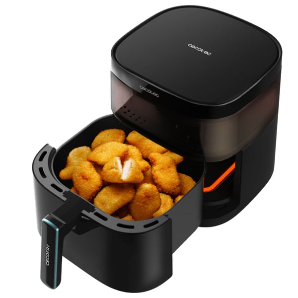 Cecotec 03292 frituregryde Enkelt 6 L Enkeltstående 2200 W Varmluftsteger Sort