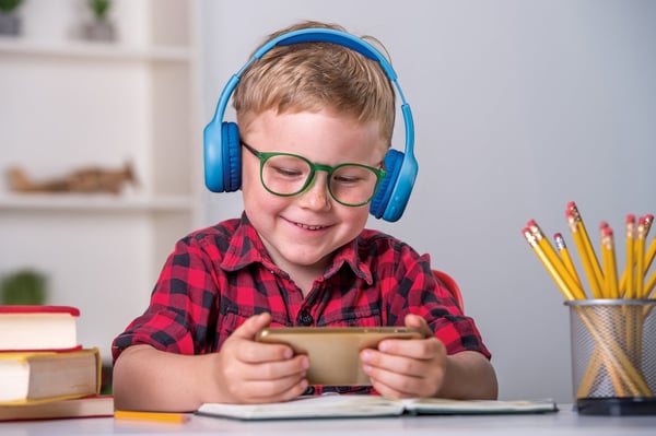 Lenco HPB-110 Kids Kopfhörer BT blau 85DB Limite akku stickers Headset Kabel & trådløs Micro-USB Bluetooth Blå