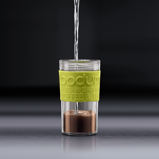 Bodum Travel Press 0,35 l Svart, Transparent