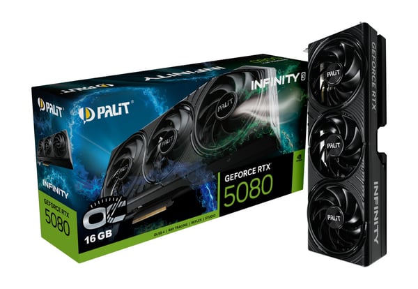 Palit GeForce RTX 5080 Infinity 3 OC NVIDIA 16 GB GDDR7