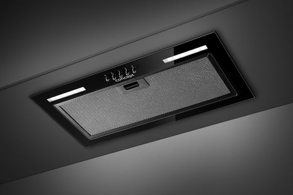 Concept OPI4060BC emhætte Indbygget Sort 410 m³/t
