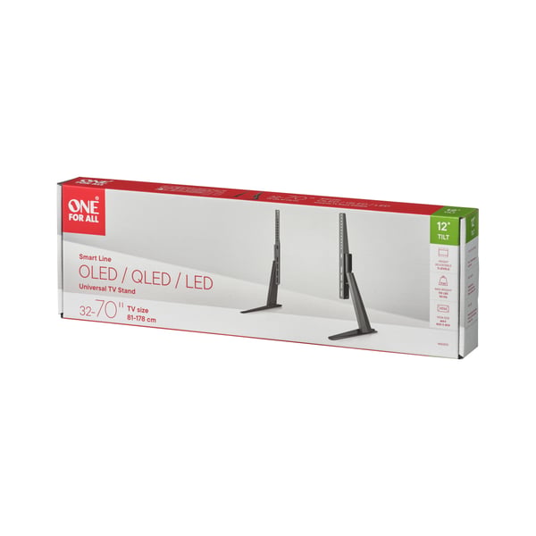 Pikkukuva 6 / 14: One For All Ultra Slim Line Smart Table Top -TV-teline (WM2870)