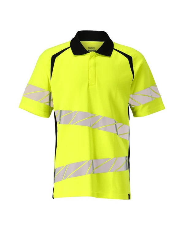 Miniatyrbillede 1 af 5: MASCOT 19083-771-1709-M ONE T-shirt Sort, Gul