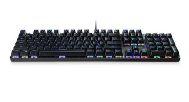 MediaRange MRGS101-UK tastatur Spil USB QWERTY UK international Sort, Sølv