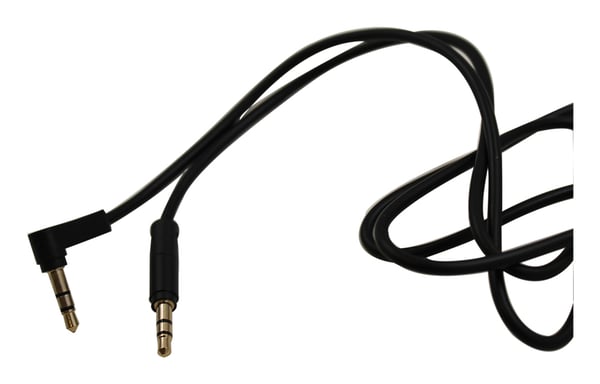 SCANPART 3990012168 lydkabel 1 m 3.5mm Sort