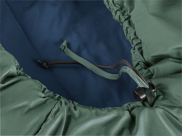 Pikkukuva 3 / 6: Deuter Orbit SL +5C/41F Aikuinen Muumiopussi Kangas, Polyeetterisulfoni (PES), Repeytymisen kestävä ripstop Vihreä
