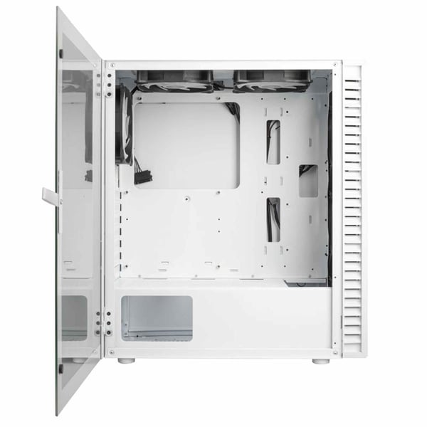 Kolink OBSERVATORY HF GLASS WHITE ARGB Midi Tower Vit