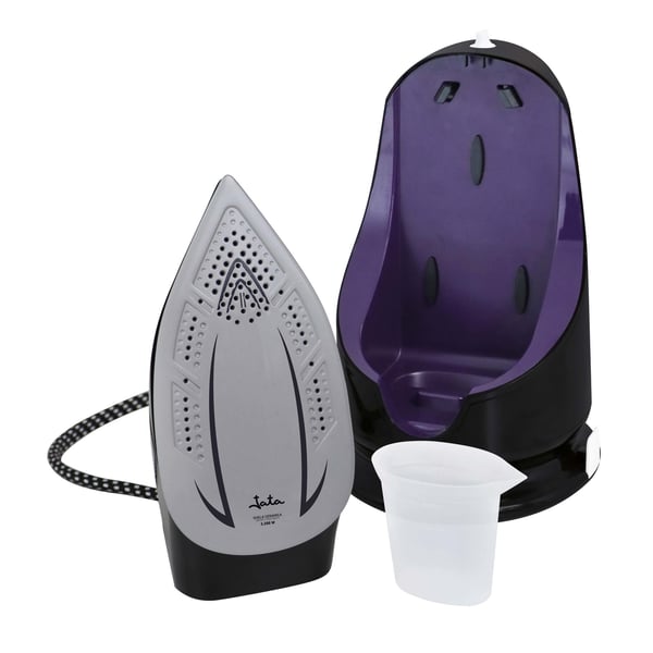 JATA JECP8522 Dampstrygning station 3000 W 1,7 L Keramisk strygesål Sort