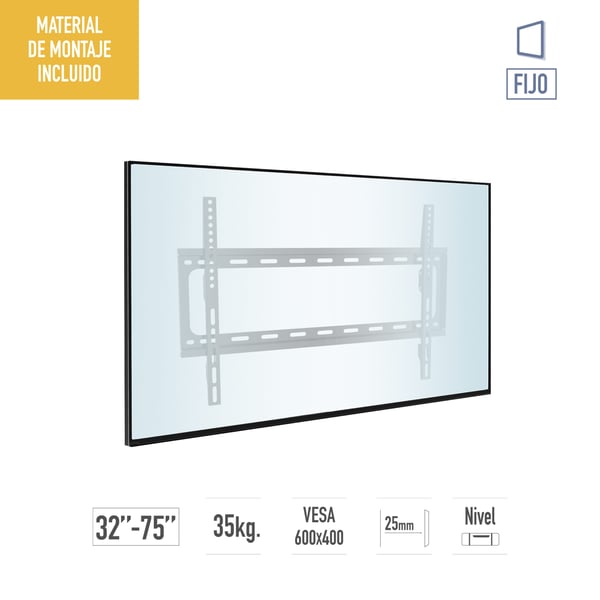 TM Electron TMSLC109L tv-fäste 190,5 cm (75") Svart