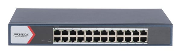 Hikvision DS-3E1524-EI netværksswitch Administreret Gigabit Ethernet (10/100/1000) 1U Blå