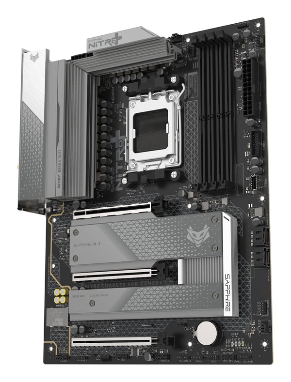 Miniatyrbillede 7 af 7: Sapphire NITRO+ B850A WIFI 7 AMD B850 Sokkel AM5 micro ATX