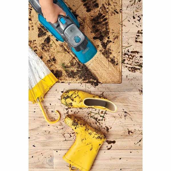 Miniatyrbild 2 av 13: Black & Decker BHSB315J-QW handdammsugare Blå, Grå Utan påse