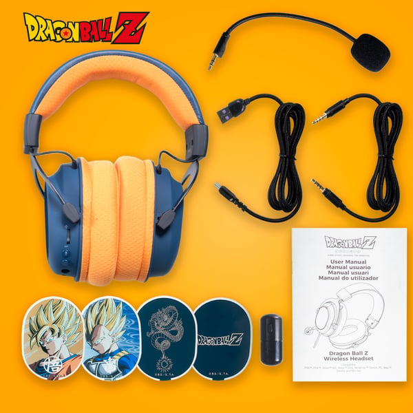 Blade DB2001 kuulokkeet ja kuulokemikrofoni Langallinen & langaton Pääpanta Pelaaminen USB Type-C Bluetooth Musta, Harmaa, Oranssi