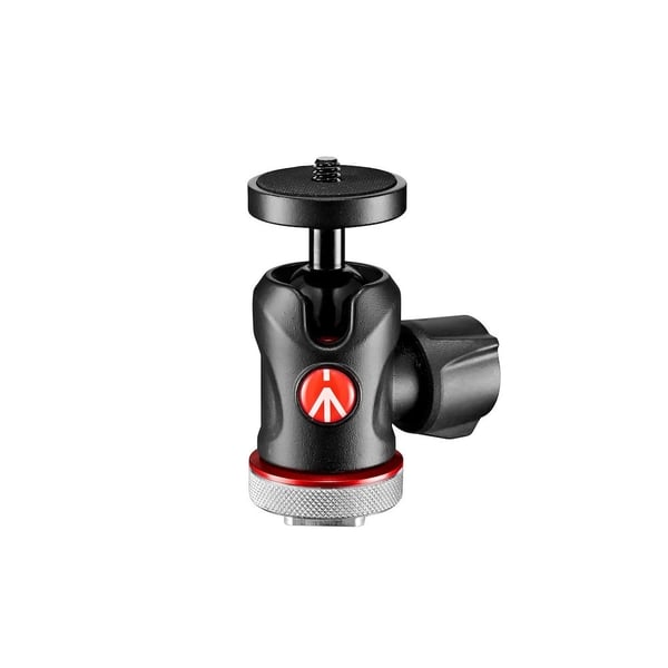 Miniatyrbillede 1 af 5: Manfrotto MH492LCD-BH stativhoved Sort, Rød Aluminium 1/4" Kugle (form)