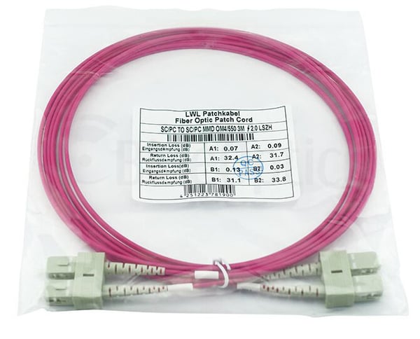 Miniatyrbillede 3 af 5: BlueOptics SFP3232FU7.5MK InfiniBand og fiberoptisk kabel 7,5 m SC Rød