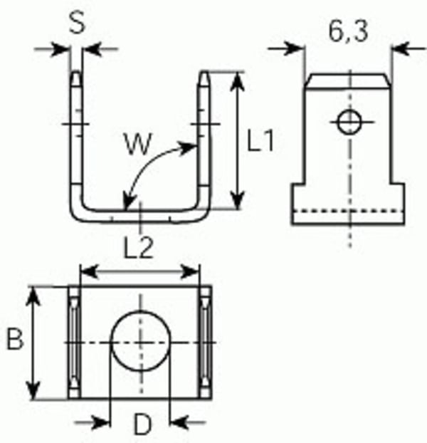 Vogt 3876c.67 elektrisk kontakt