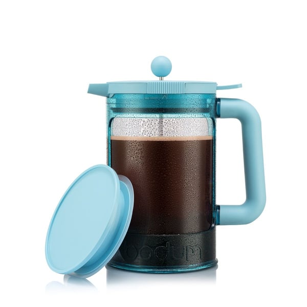 Miniatyrbild 1 av 4: Bodum BEAN SET Fransk press 1,5 l Blå, Transparent