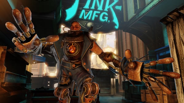 Miniatyrbild 9 av 27: 2K Bioshock Infinite Standard Tyska, Engelska, Koreanska, Spanska, Franska, Italienska, Japanska, Polska, Portugisiska, Ryska PlayStation 3