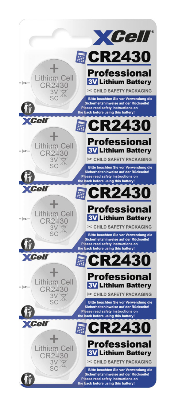 XCell 145593 husholdningsbatteri Engangsbatteri CR2430 Lithium