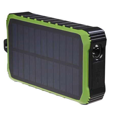 Miniatyrbild 10 av 11: Denver Powerbank Solar PSO-10012 10000mAh + Handvevsdynamo