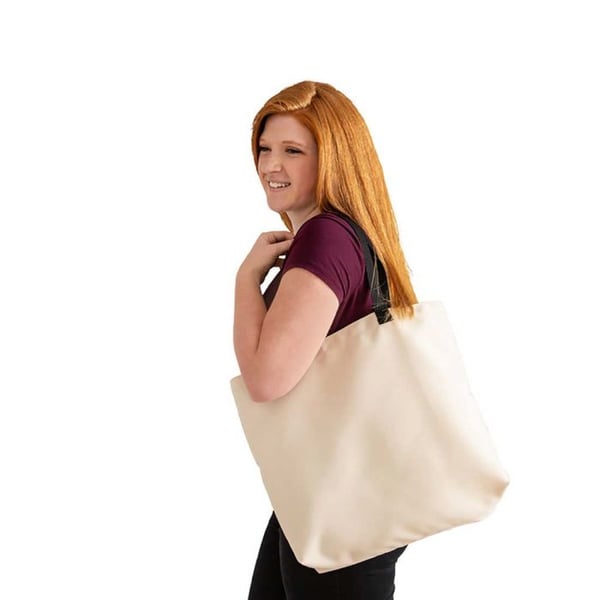 Cricut Infusible Ink Tote Blank Polyester Beige Kvinna Toteväska