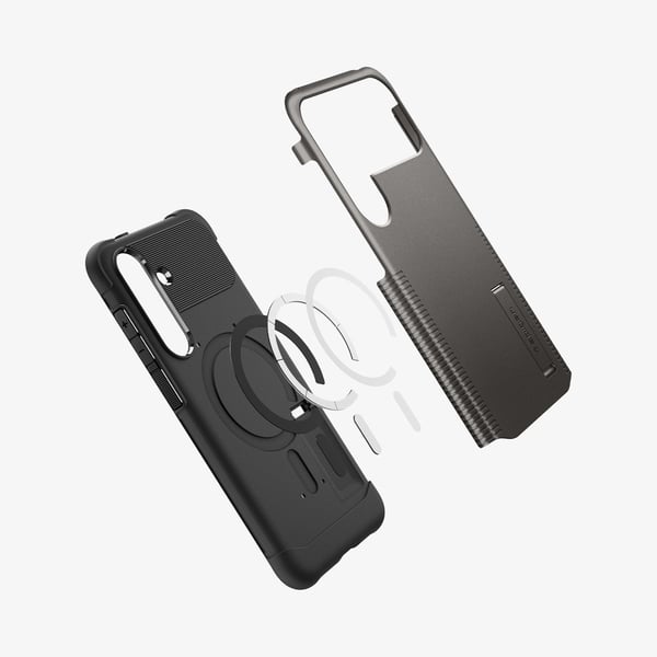 Miniatyrbild 8 av 10: Spigen Slim Armor (MagFit) mobiltelefonfodral 17 cm (6.7") Mobilskal Metallisk