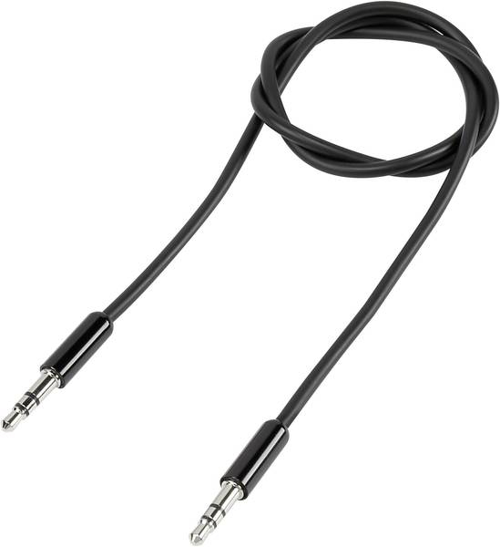 Miniatyrbillede 1 af 2: SpeaKa Professional SP-7870044 lydkabel 1 m 3.5mm Sort
