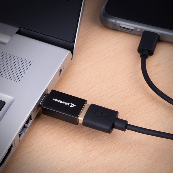 Sharkoon OfficePal USB-C Adapter liitäntäkortti/-sovitin USB 3.2 Gen 1 (3.1 Gen 1), USB Type-C