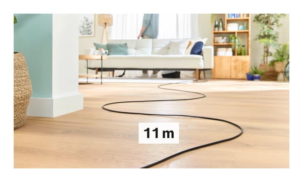 Miniatyrbillede 10 af 14: Bosch BGB41WH1 støvsuger 4 L Beholder vakuum Dry 600 W Støvpose