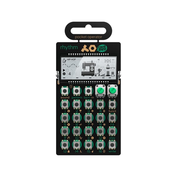 Teenage Engineering PO-12 rhythm Digitaalinen syntetisaattori 25 Musta