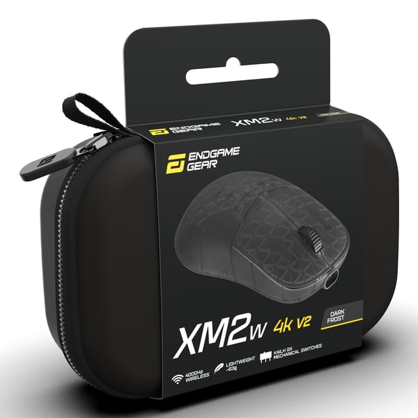 Endgame Gear XM2w 4k v2 hiiri Pelaaminen Oikeakätinen RF Wireless + USB Type-A Optinen 30000 DPI