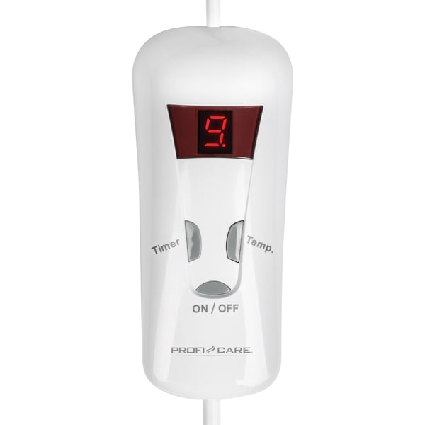 Pikkukuva 3 / 3: ProfiCare PC-WZD 3061 Sähkökäyttöinen huopa 180 W Harmaa