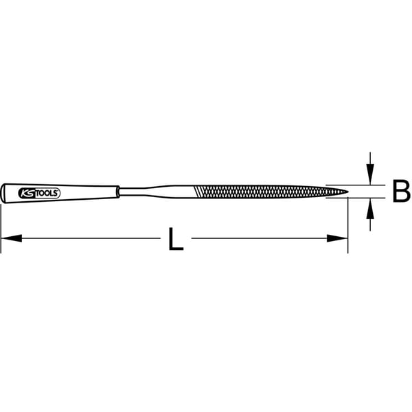 Miniatyrbillede 2 af 2: KS Tools 140.3059 fil & rasp
