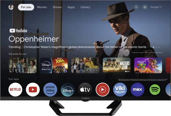 Strong SRT32HG4723C TV-apparat 81,3 cm (32") HD Smart-TV Wi-Fi Svart 280 cd/m²