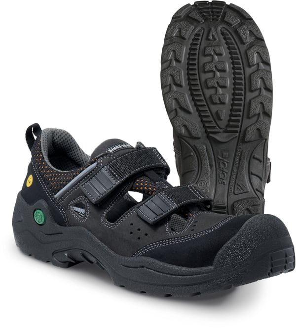 Jalas 6418 Unisex Sort, Grøn, Grå