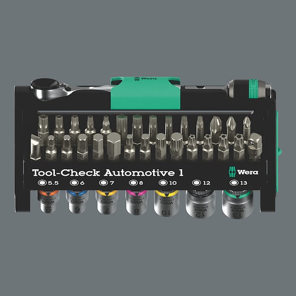 Wera Tool-Check Automotive 1 1 kpl Ruostumaton teräs
