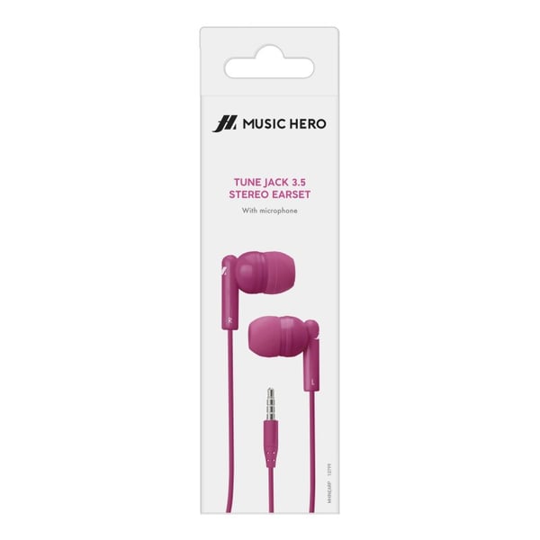SBS MHINEARP hörlur och headset Kabel I öra Musik Rosa
