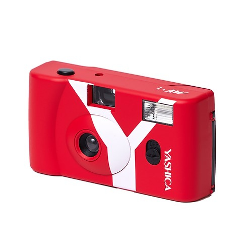 Pikkukuva 1 / 4: Yashica MF-1 Kompakti filmikamera 35 mm Punainen