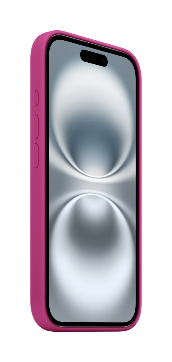 Apple Silikonskal med MagSafe till iPhone 16 – lila fuchsia