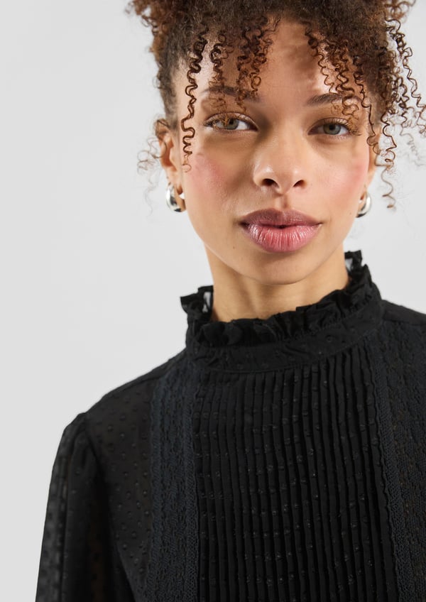 s.Oliver 2174141.9999.32 skjorta och topp Blus Långärmad Polyester