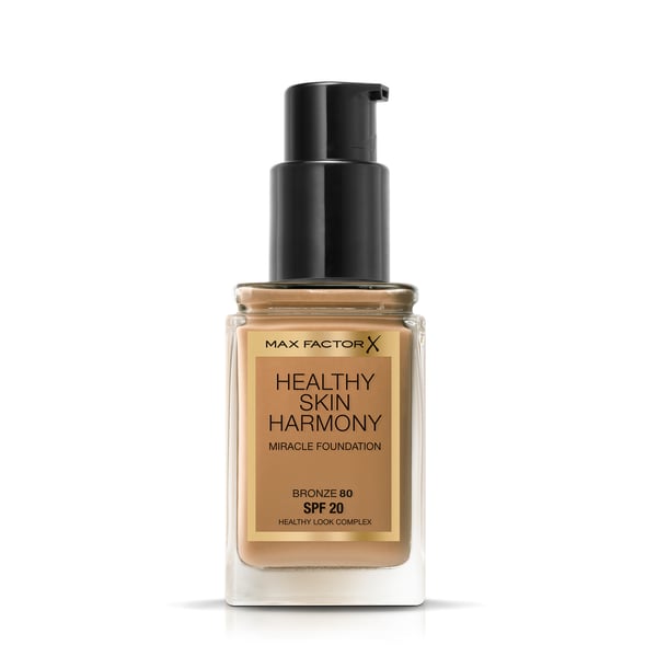 Miniatyrbillede 7 af 7: Max Factor Healthy Skin Harmony 30 ml Pumpeflaske Creme 80 Bronze