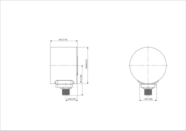 Miniatyrbillede 2 af 2: Posital OCD-S401B-0016-B060-PRQ koder 6 mm