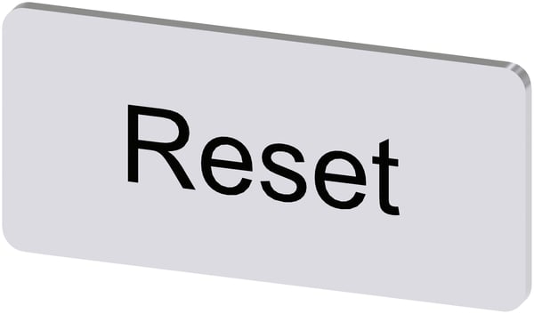 Miniatyrbillede 1 af 4: Siemens Bezeichnungsschild 3SU1900-0AC81-0DU0 12.5x27 Reset