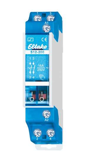 Eltako 21200030 elektrisk afbryder Drejekontakt 1P Blå